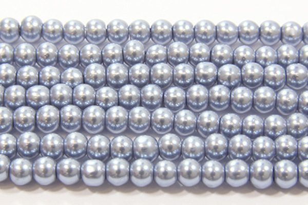 Arctic Blue Glass Pearl