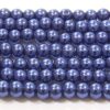 Midnight Blue Glass Pearl