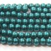 Emerald Green Glass Pearl