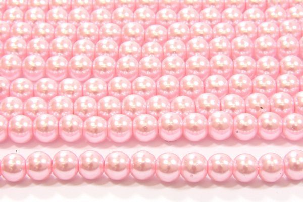 Marshmallow Pink Glass Pearl