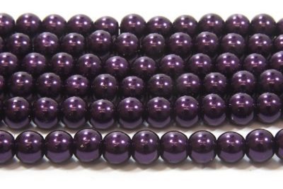 Midnight Purple Glass Pearl