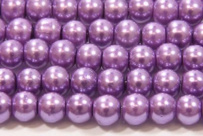 Orchid Purple Glass Pearl