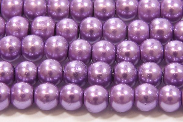 Orchid Purple Glass Pearl