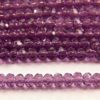 2mm Dark Violet Crystal Bicones