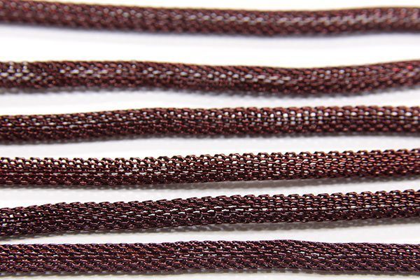 Burgundy Woven Chain