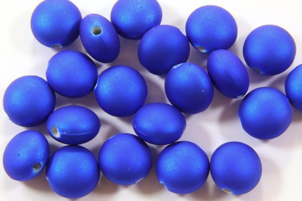 Electric Blue Satin Lentil