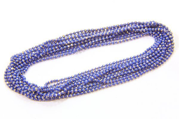 French Blue Shimmer Ball Chain