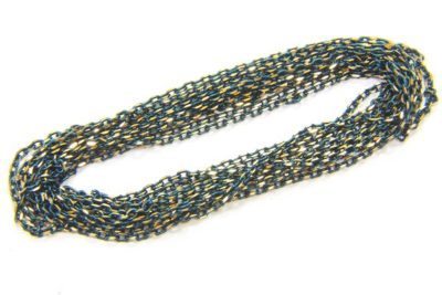 Forest Green Shimmer Link Chain