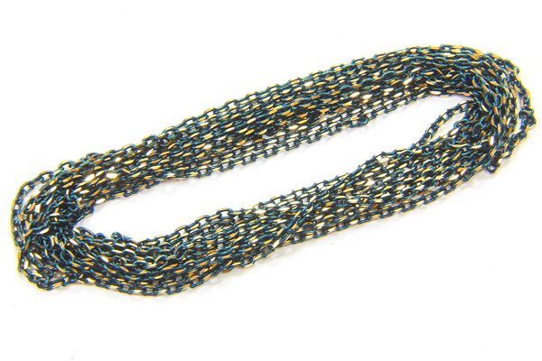 Forest Green Shimmer Link Chain