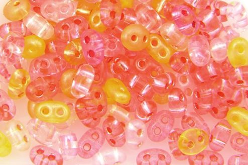 Candy Mix Opaque and Transparent Preciosa Twin Beads