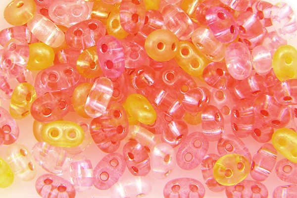 Candy Mix Opaque and Transparent Preciosa Twin Beads