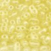 Opaque Lemon Preciosa Twin Beads