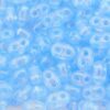 Opaque Light Blue Preciosa Twin Beads