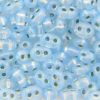 Opaque Ice Blue Preciosa Twin Beads