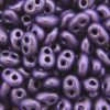 Satined Mauve Preciosa Twin Beads