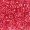 Transparent Pink Preciosa Twin Beads