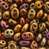 Copper Mix Preciosa Twin Beads