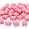 Opaque Cherry Blossom Czech Silky Beads