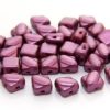 Satined Boysenberry Czech Silky Beads