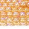 Amber Violet 6mm Aurora Bead