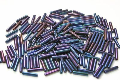 Higher Metallic Grape Toho Bugle Beads