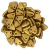 Satin Goldenrod 2-Hole Triangle Beads