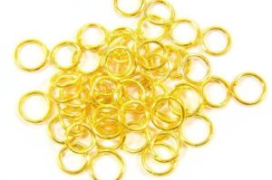 6mm Gold Jump Rings