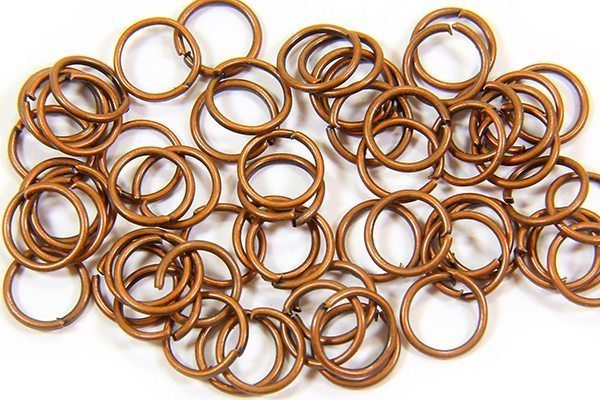 7mm Copper Jump Rings