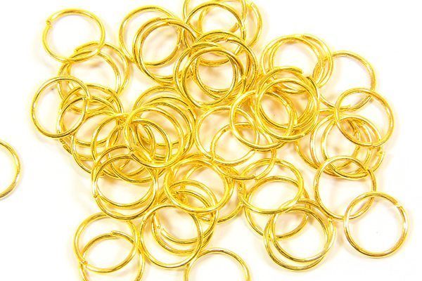 8mm Gold Jump Rings