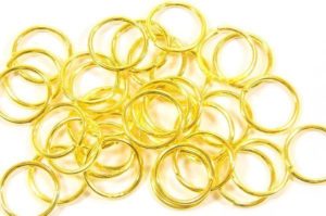 10mm Gold Jump Rings