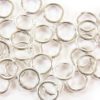 6mm Silver Closed Rings