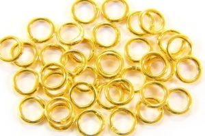 6mm Gold Closed Rings