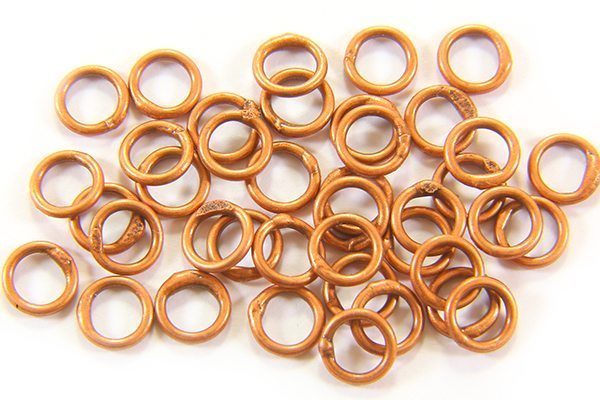 6mm Copper Closed Rings