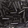 Opaque Black Preciosa Bugle Beads