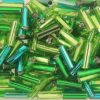 Evergreen Mix Preciosa Bugle Beads