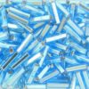 Silver Lined Sky Blue Preciosa Bugle Beads