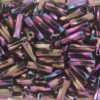 Magenta Iris Twisted Preciosa Bugle Beads