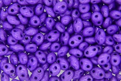 Opaque Orchid Preciosa Twin Beads