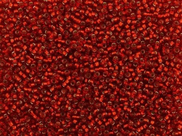 Silver Lined Ruby Toho Seed Beads