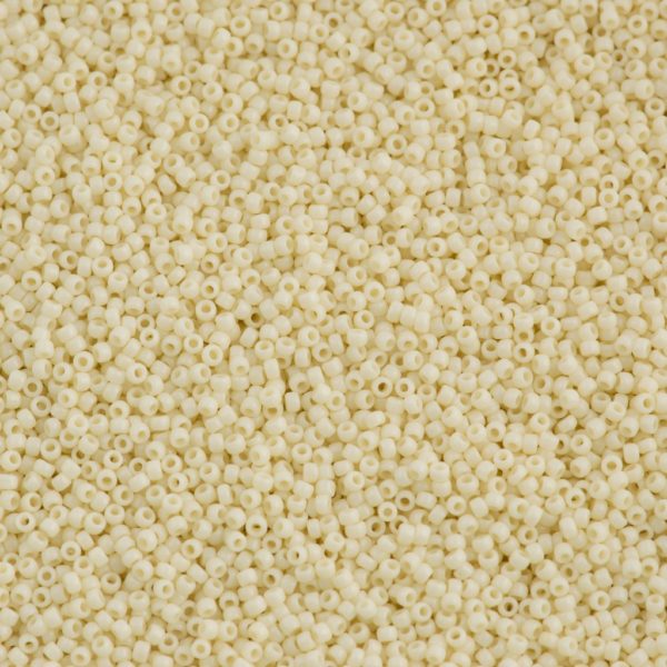 Opaque Light Beige Toho Seed Beads