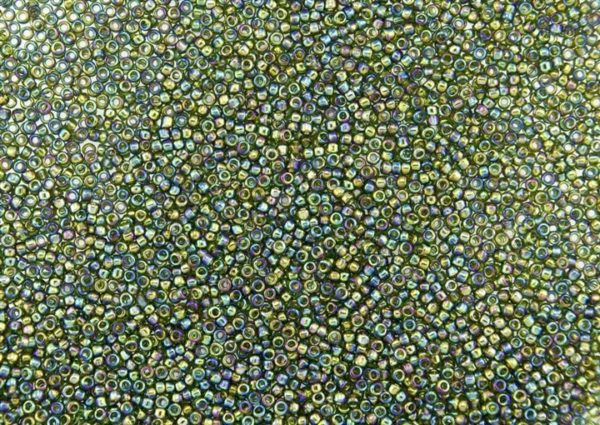 Rainbow Olivine Toho Seed Beads