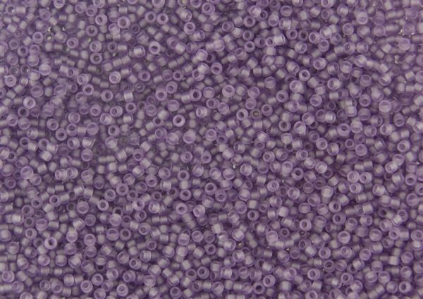 Frosted Sugar Plum Toho Seed Beads