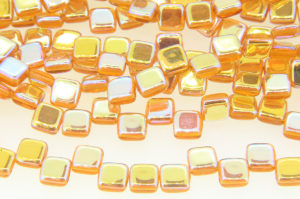 Gold AB 2-Hole Tile