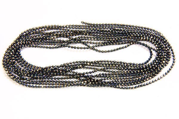 Midnight Blue Shimmer Ball Chain