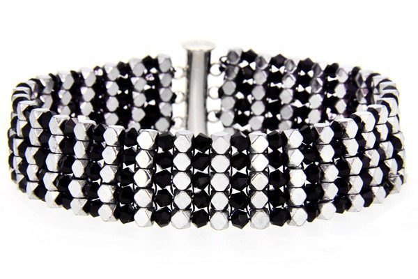 Silver Streak Manhattan Bracelet