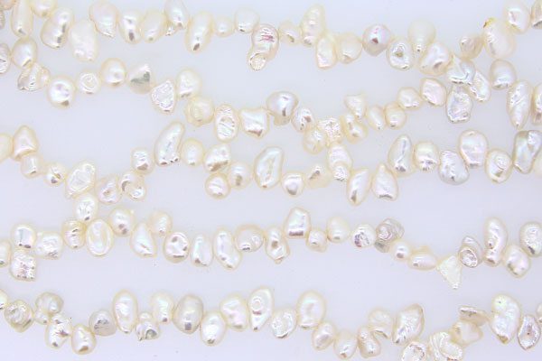 White Keishi Pearl