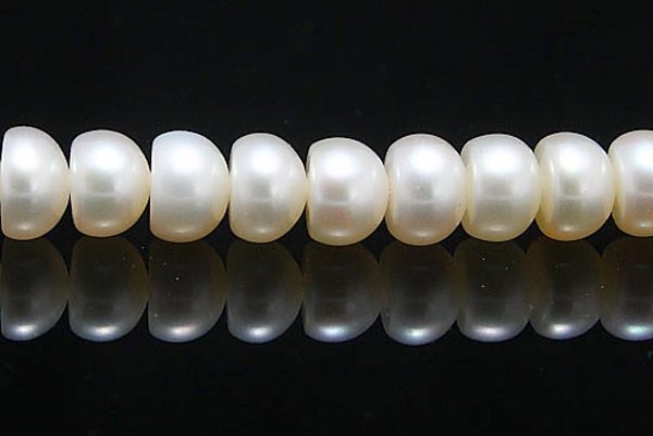 White Roundel Pearls