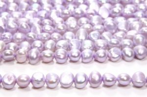 Lilac Nugget Pearls