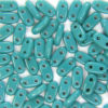 Opaque Persian Turquoise CzechMate Bars