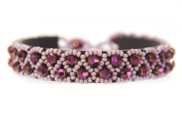 Electric Purple Raindrop Bracelet